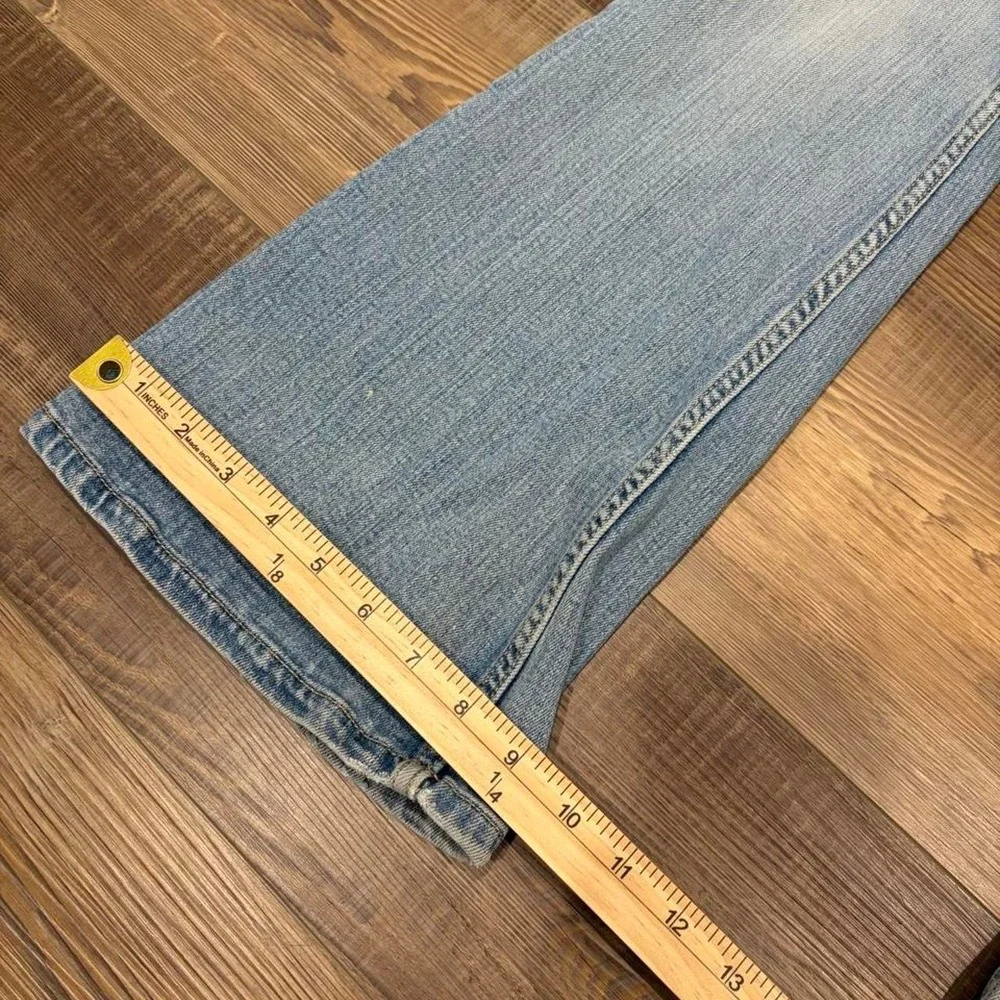 Vintage Y2K HCO Hollister Flare jeans rainbow color accent size 9